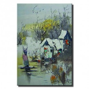 Tranh in Canvas sơn dầu